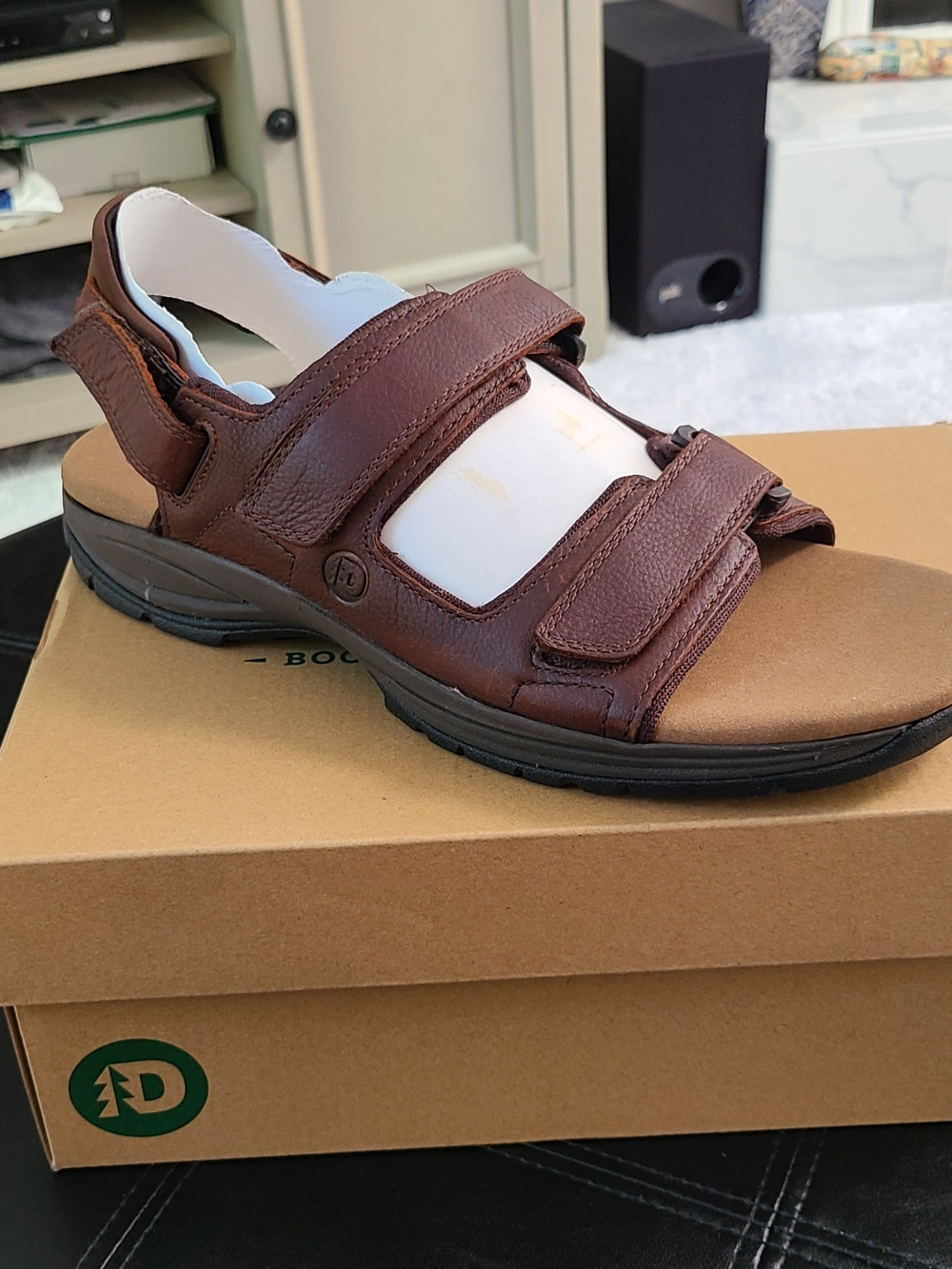 Dunham Mens Leather Sandals Size 12